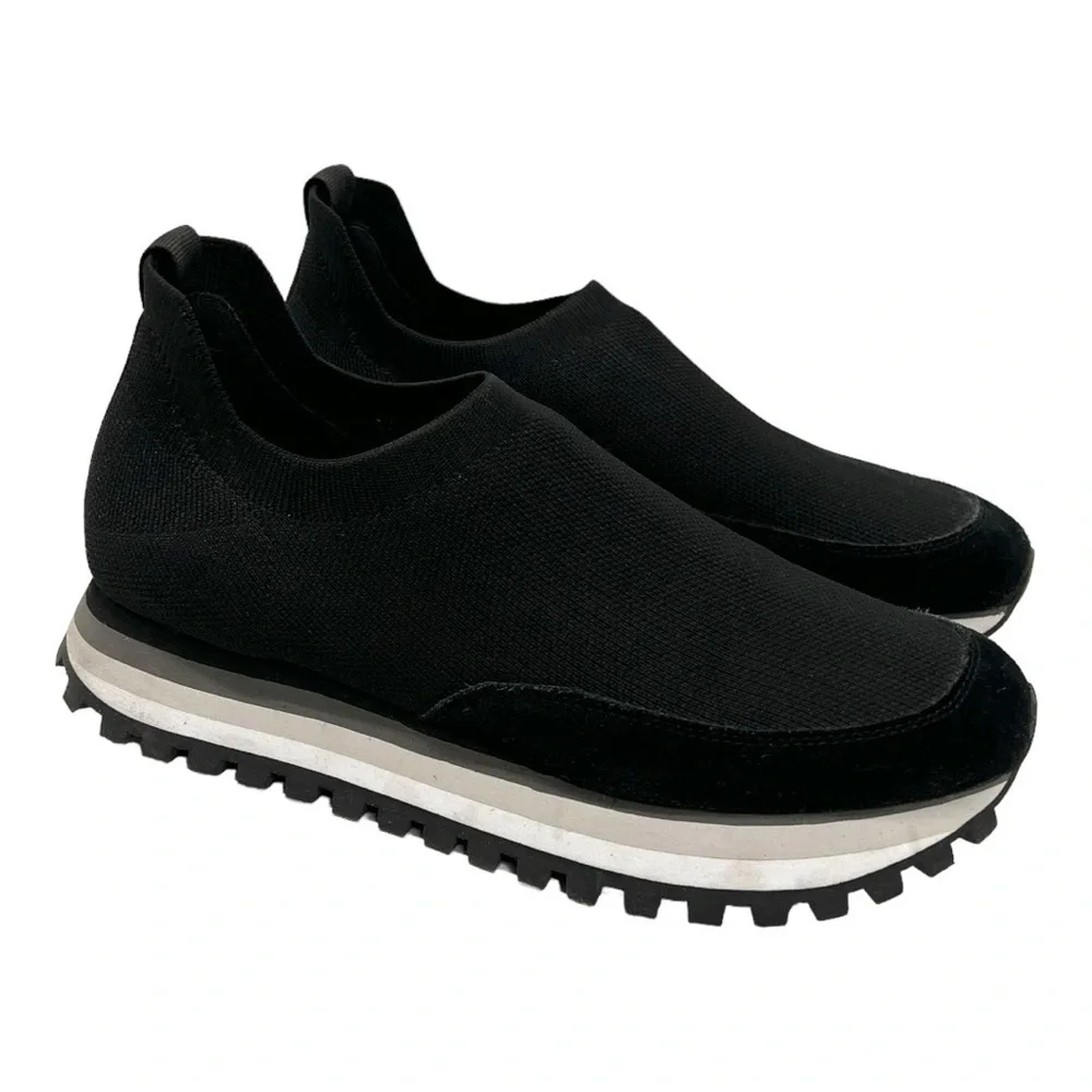 Blondo Lakelyn Black Mesh Sock Comfort Sneakers Walking Shoes Women’s 9 - Picture 2 of 15